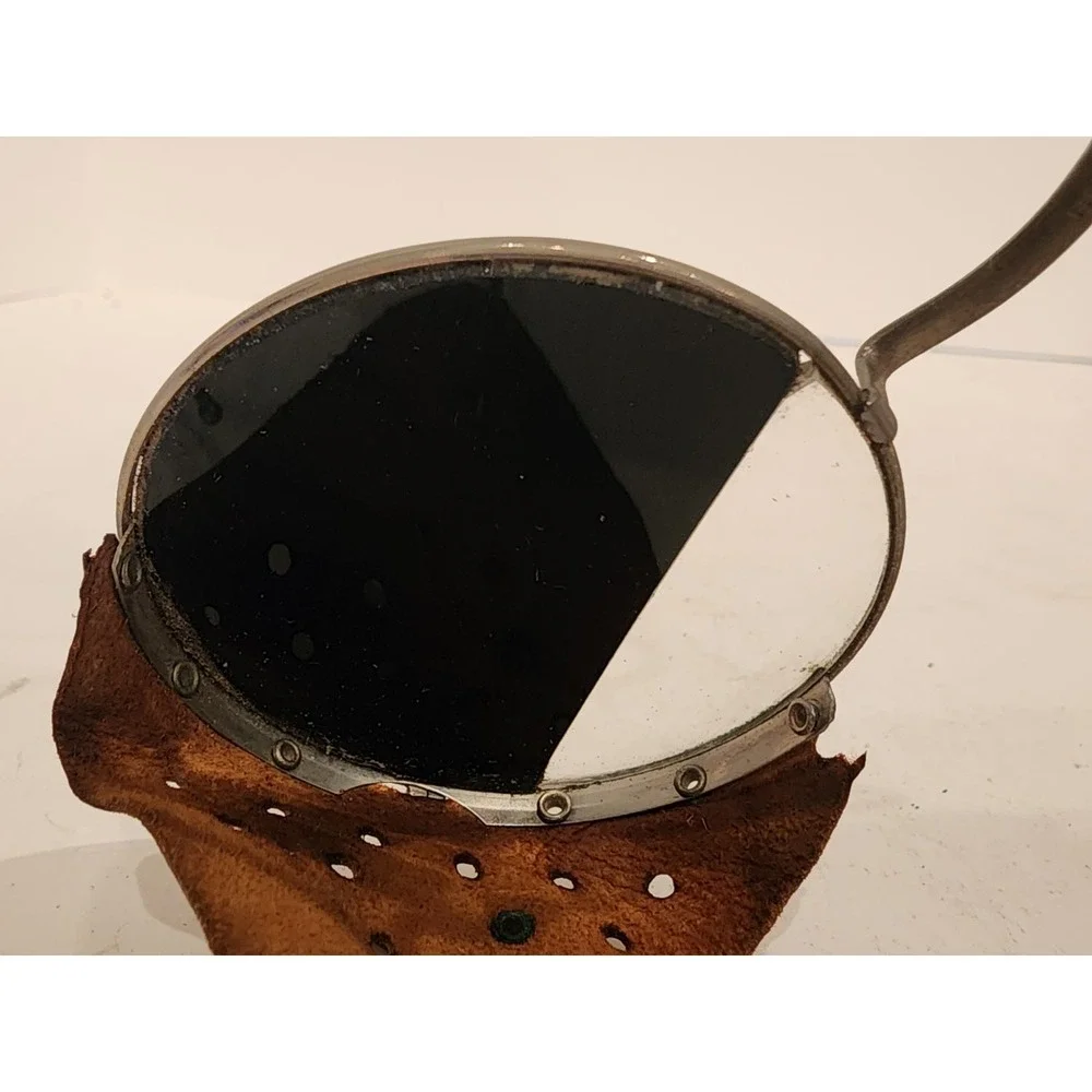 Antique 1/2 Tinted Willson Sunglasses Spectacles‎ Steampunk Safety Glasses